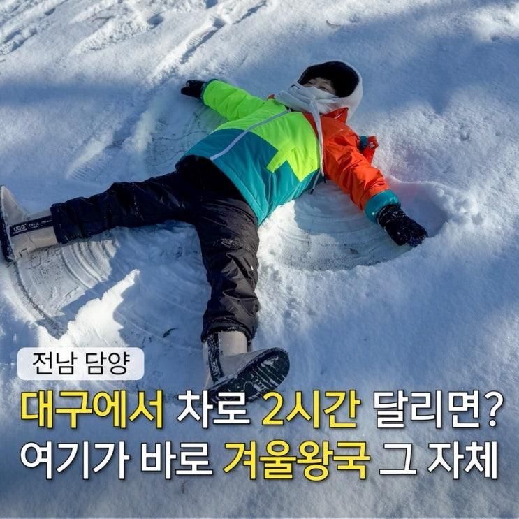 담양 겨울여행 아이랑 가볼 만한 곳 관방제림 메타세쿼이아 길 설경