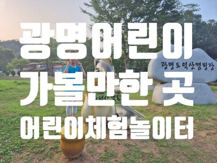 광명 어린이 가볼만한 곳 도덕산캠핑장 옆 하안동어린이 체험놀이터