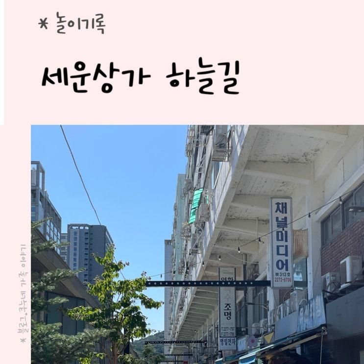 🌈 아들과 함께 / 종로 / “세운상가 하늘길” / 까페 거리 / 레트로관광장소 추천