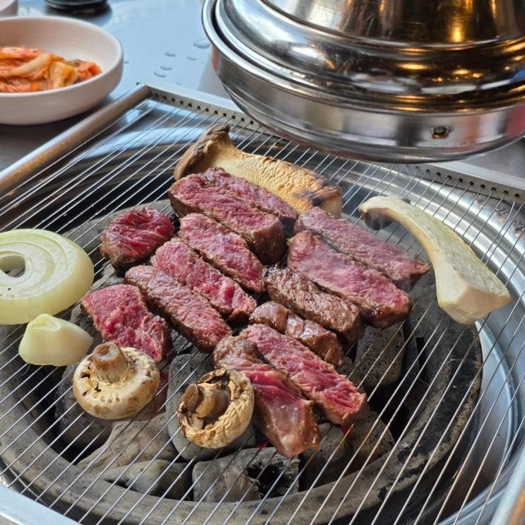 평창 휘닉스파크 호텔 식당 추천, 평창 한우마을 면온점 아이랑...
