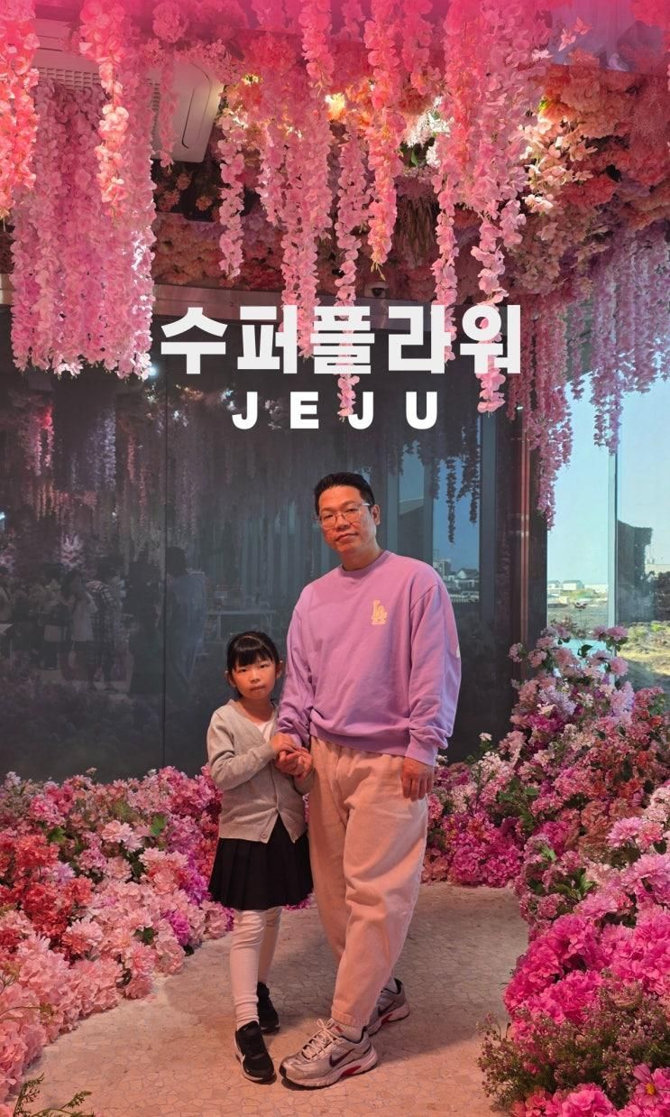 웨이팅 필수코스! 제주시 신상카페 수퍼플라워 감성 폭팔