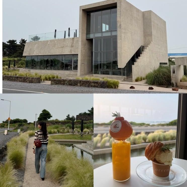 제주 성산 오션뷰 카페 오른 한라봉 쥬스 맛있어