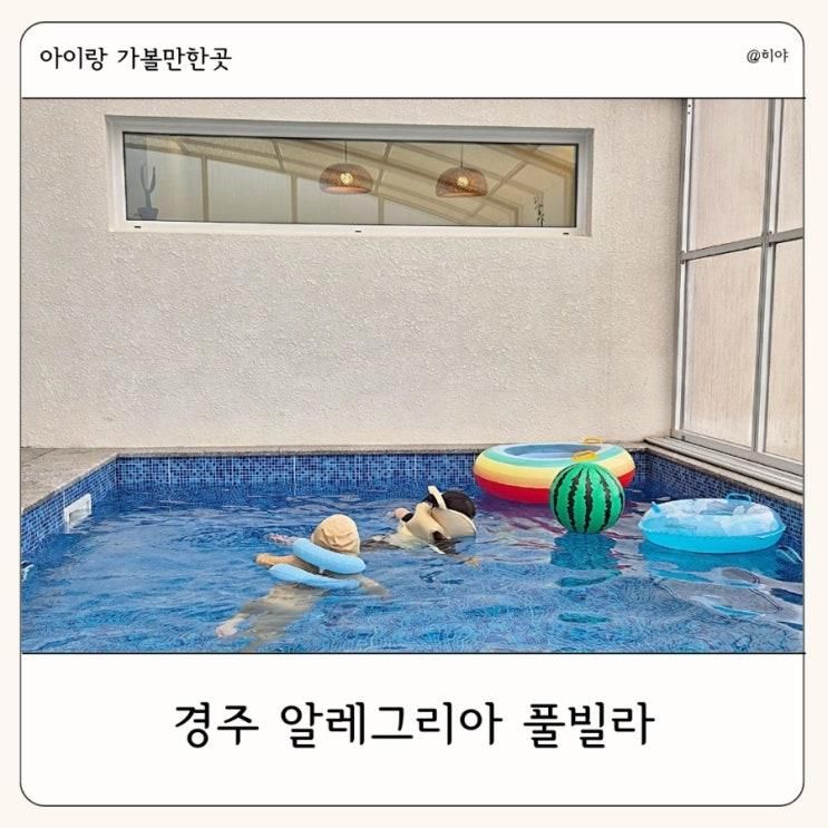 경주 아이랑 가볼만한곳 알레그리아 풀빌라 독채 펜션 감성숙소