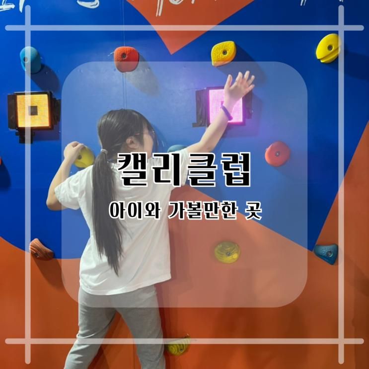 아이와가볼만한곳 캘리클럽 청담점 다녀왔어요