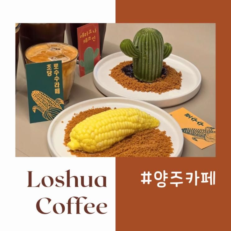 양주카페 서울근교 디저트 맛집 로슈아커피