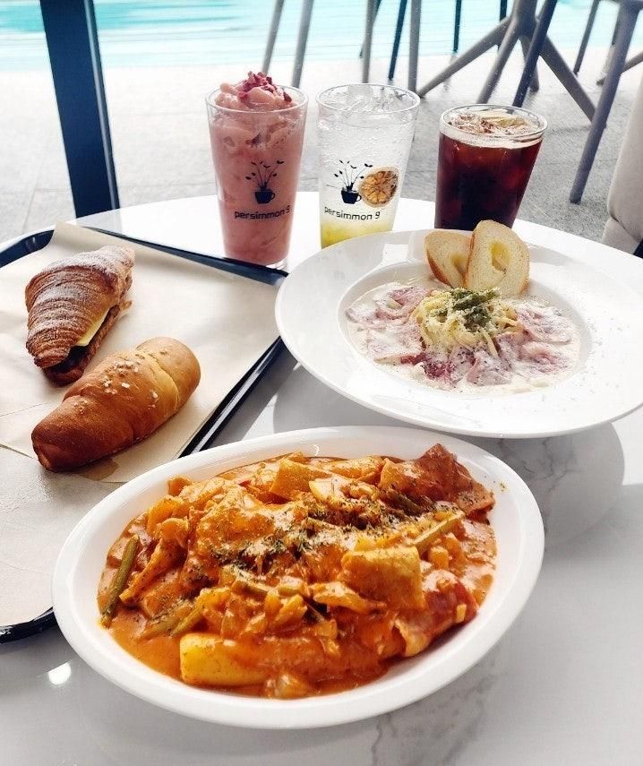 경북 청도 신상 카페 퍼시몬9 맛집인데 뷰도 굿