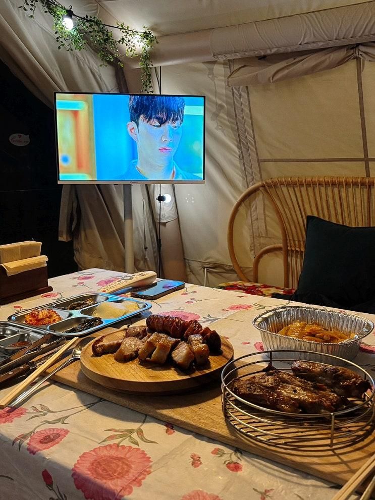 용인당일치기캠핑 애견동반 <테일즈파크 캠프> 용인바베큐 글램핑