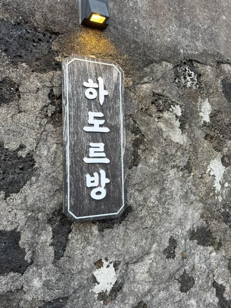 제주도 동쪽 구좌 숙소 자쿠지 감성 숙소 하도르방 내돈내산 후기