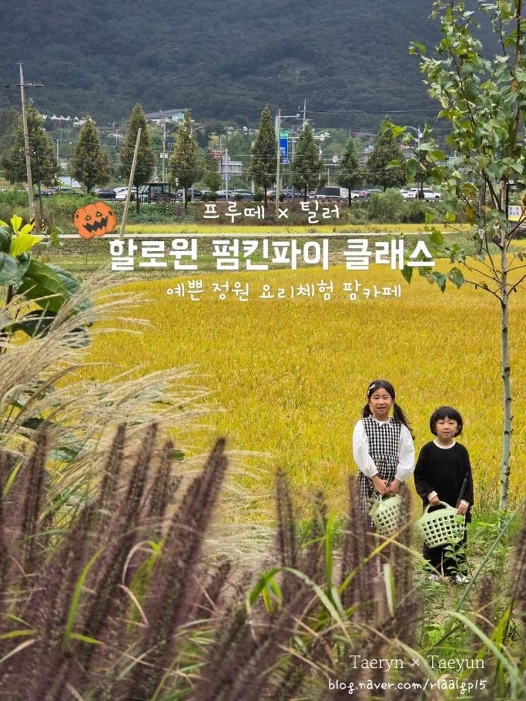 강화도 아이와가볼만한곳  [프루떼] 틸러 펌킨타르트... 