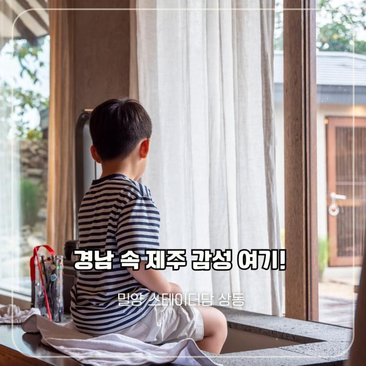 밀양 스테이더담 상동 한옥 자쿠지숙소 제주 감성 가득한... 