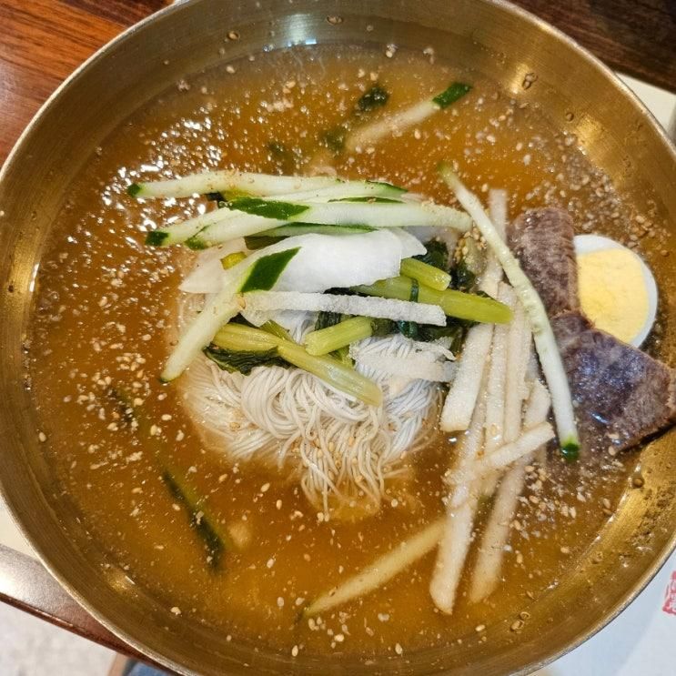 분위기의 한식 냉면 맛집, 양수면옥 현대백화점 킨텍스점