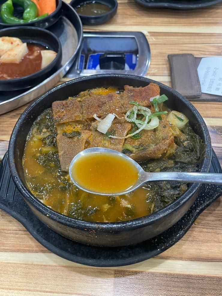 [홍성 맛집] 점심특선 가성비 뼈해장국 맛집 '더본감자탕 홍성점'