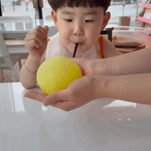 대전 아이랑 실내카페 [타카슬라임 도안점] 슬라임 구매하면... 
