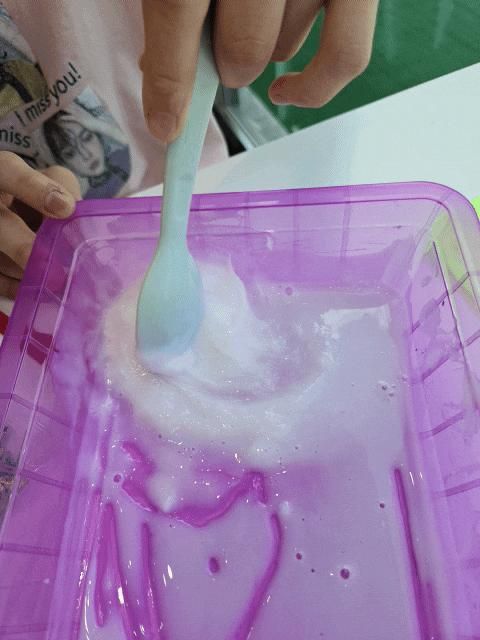 [주말슬라임] 타카슬라임카페 도안점 슬라임만들기
