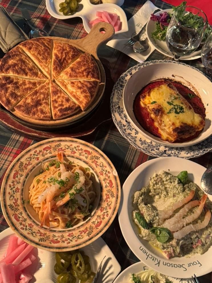 떠먹는 피자부터 라자냐까지 맛있는, 포시즌키친 분당판교점 후기