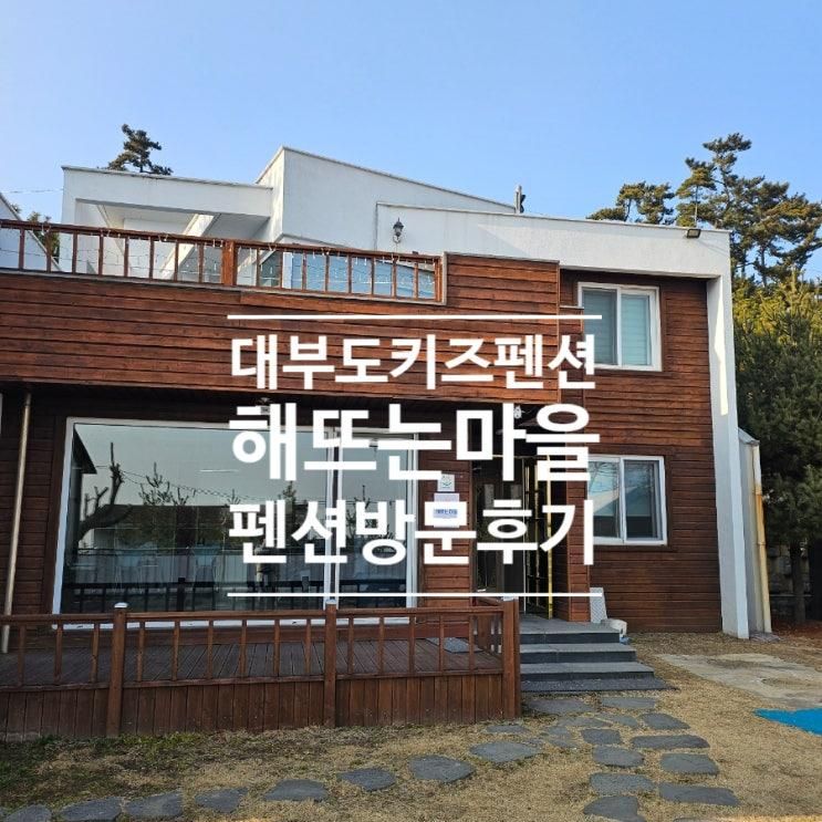 대부도키즈펜션 해뜨는마을펜션 독채 B동 방문 후기