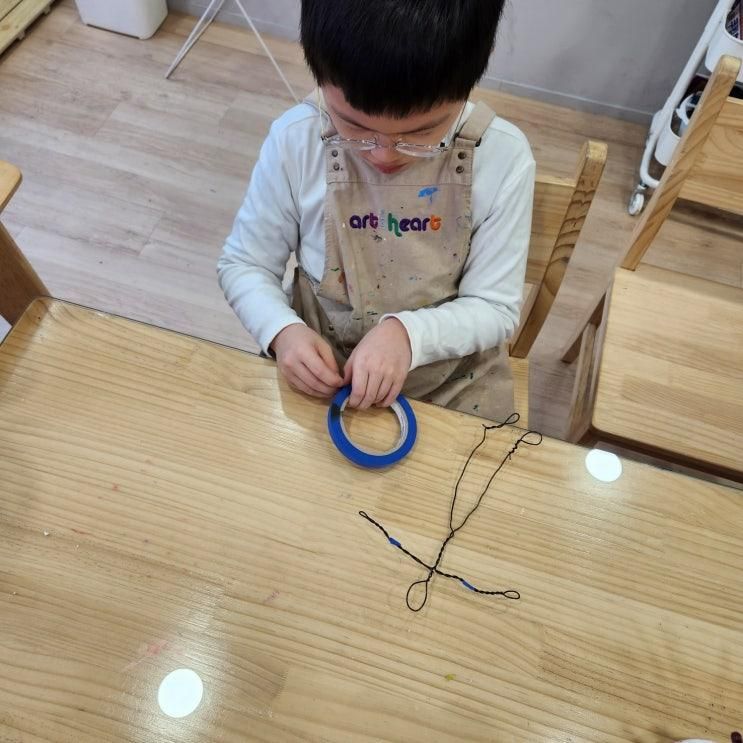 수원 호매실 초등미술학원, 아트앤하트에서 동작표현 배우기... 