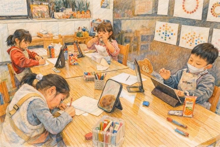 보면 성격이 보일까요? 성남산성아트앤하트 미술수업 이야기