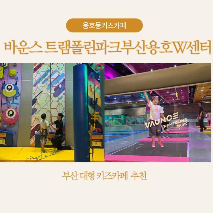 부산 대형 키즈카페 바운스 트램폴린파크 용호동... 