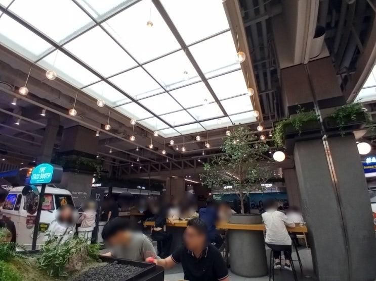 서울맛집탐방. 여의도 더현대 푸드코트, 한솔냉면 비빔냉면
