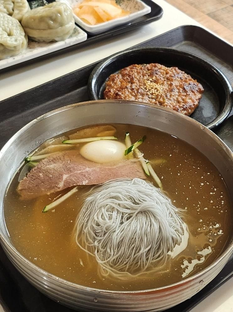 여름엔 냉면 "한솔냉면" 동대문 현대아울렛 푸드코트 맛집... 