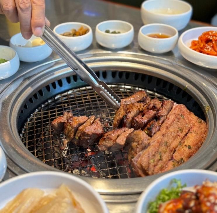 길동 소고기 맛집 청기와타운 길동사거리점 시그니처 수원왕갈비