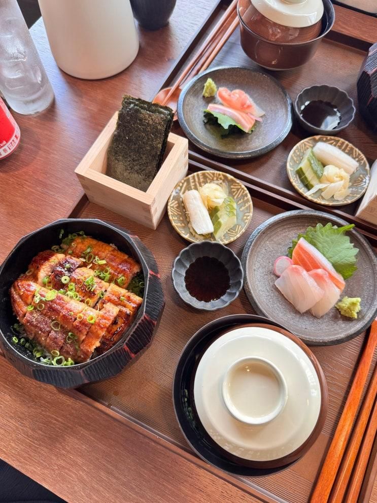 신라모노그램 강릉 맛집... 테이블 장어덮밥 정식 : 갓포 츠키요와