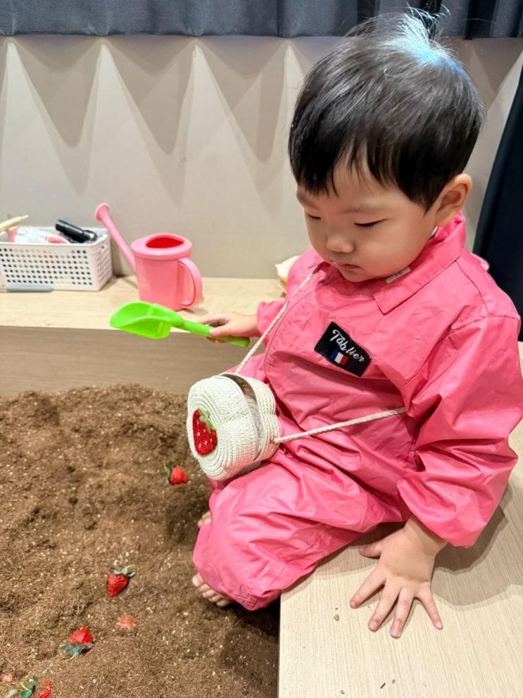송도 아기랑 갈만한곳 몽글몽글오감에서 쿠킹 버블 미술 모래놀이