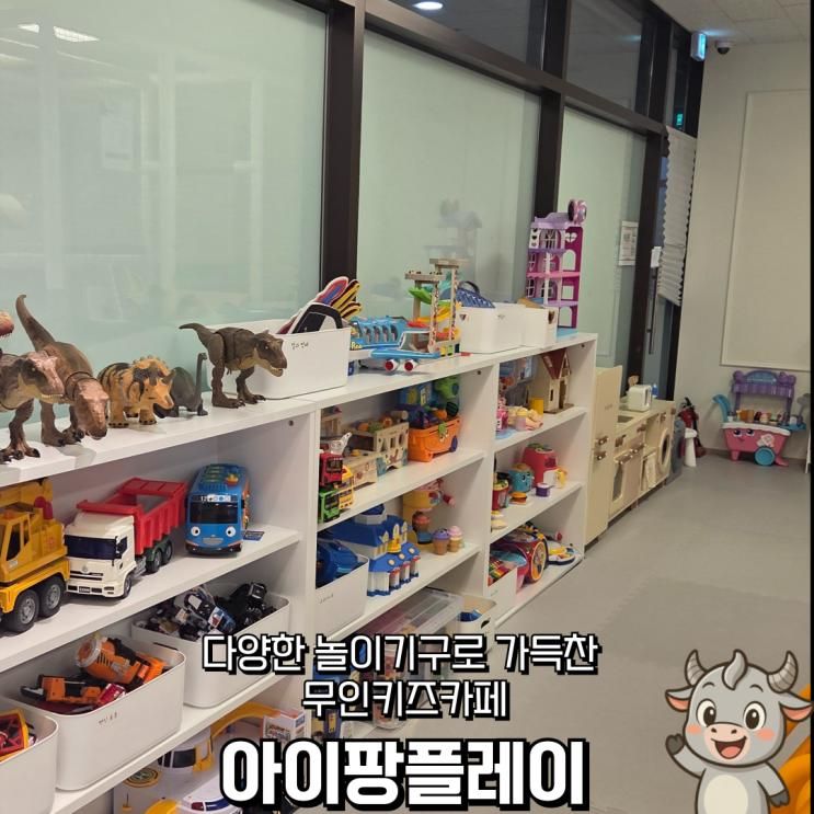 다양한 놀이기구로 가득찬 무인 키즈카페 [원주 아이팡플레이]