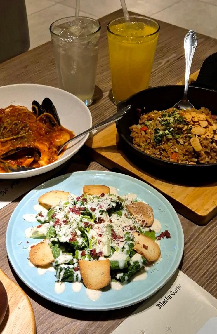 매드포갈릭 롯데노원점에서 맛났던 메뉴들