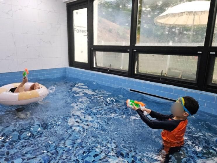 물놀이 좋아하는 아이와 가기 좋은 경주 뉴보문풀빌라