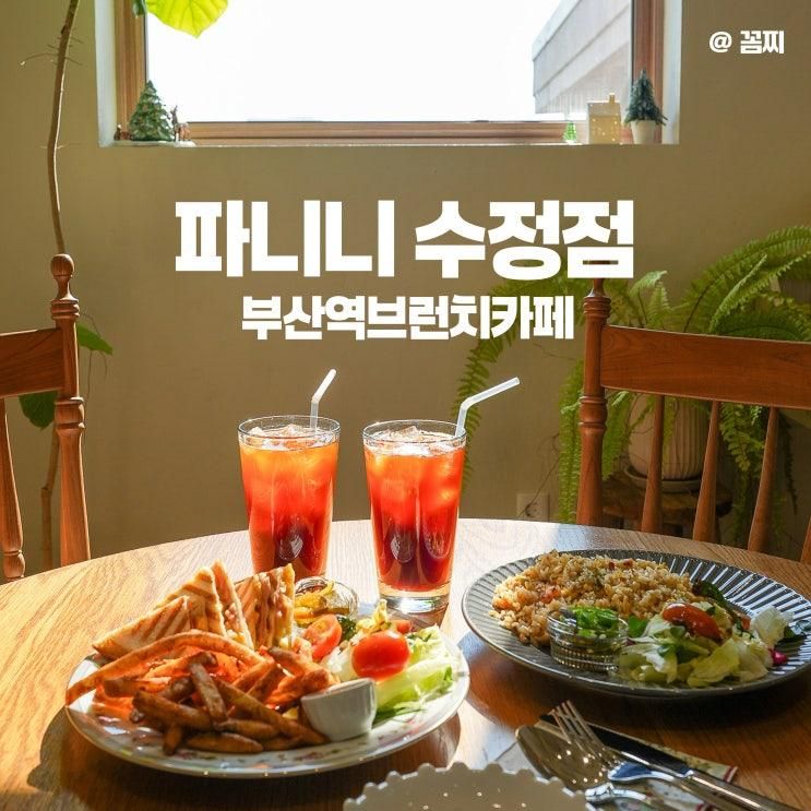 부산역 브런치카페 파니니수정점 수정산꿈자람터 맛집