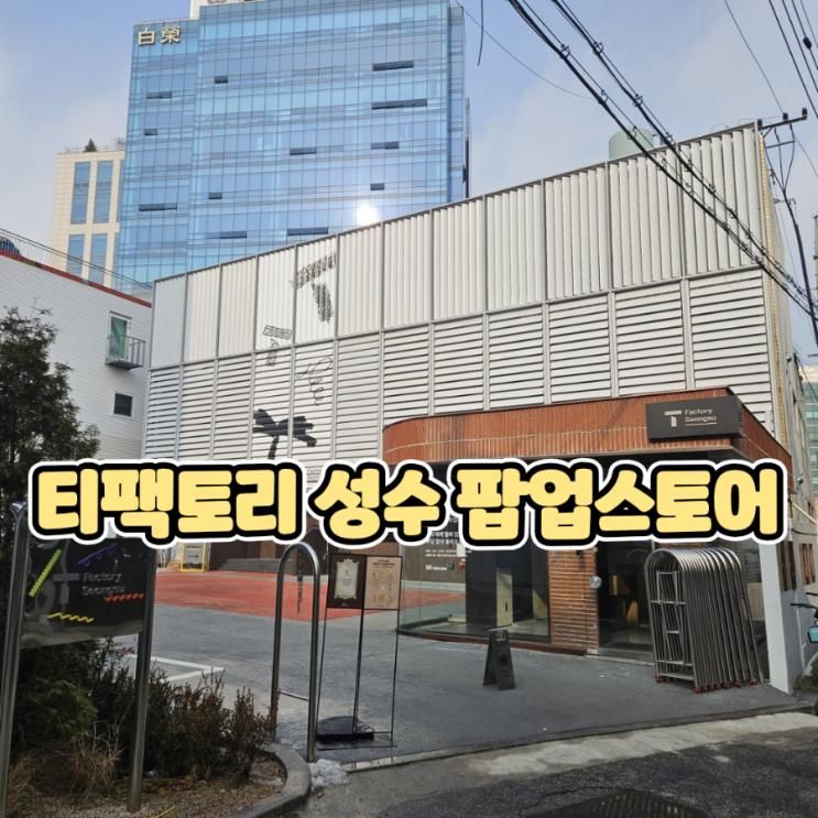 티팩토리 성수 팝업스토어 방문 후기 FOR MY NEXT CHAPTER 윈터마켓 체험기