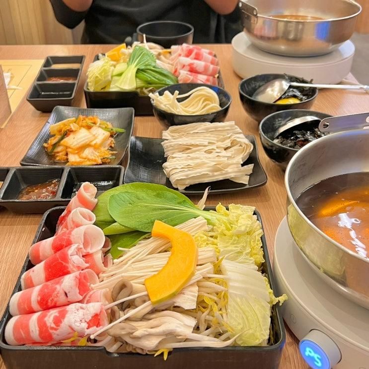 안산 고잔동 맛집 훈샤브에서 샤브샤브로 건강한 한끼