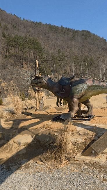 단양 공룡, 오무아무아팜투어 미니지프로 공룡을만나다
