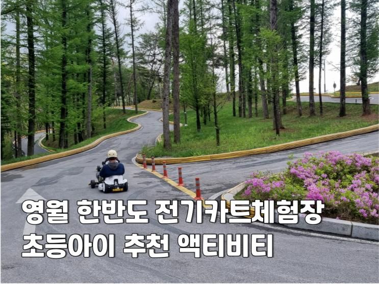 영월 한반도 전기카트체험장 초등 아이와 액티비티