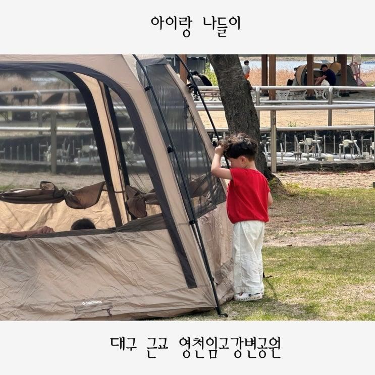 캠핑하기 좋은 무료 노지 캠핑장 영천임고강변공원 곰들덤공원