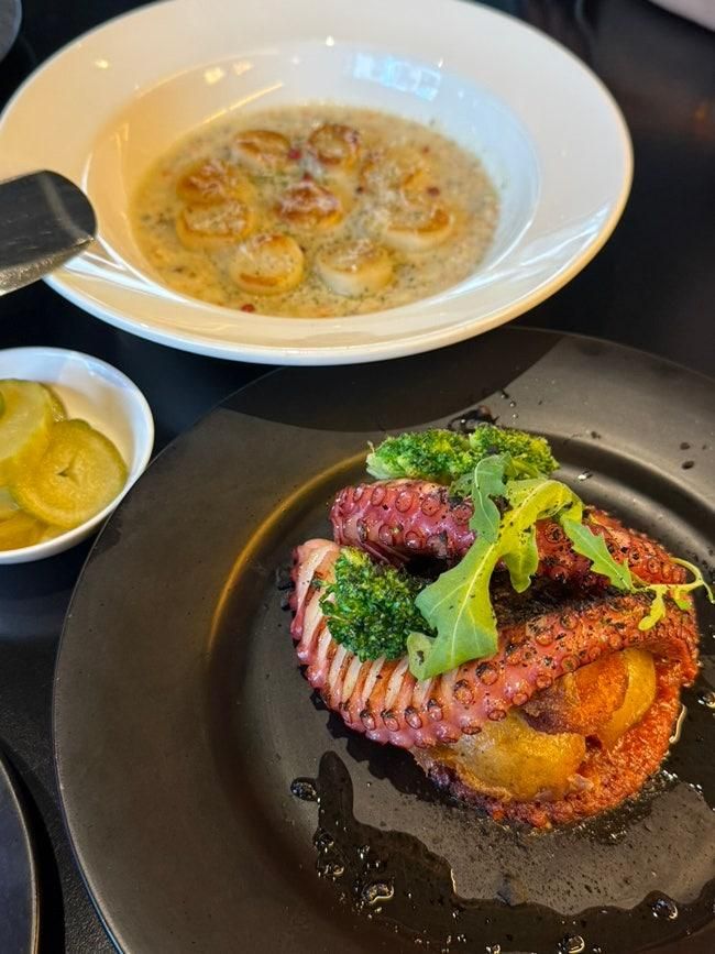 분위기좋은 위례 다이닝 스테이크 맛집 I 우부르  (문어요리... 