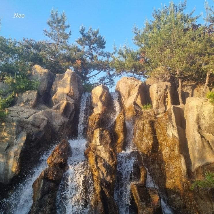 동탄 송방천공원 vs. 호수공원 자전거 타고 인공폭포 구경하기