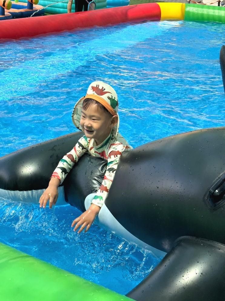 익산 아이랑 가볼만한 곳｜왕궁포레스트 물놀이장 오픈 후기... 