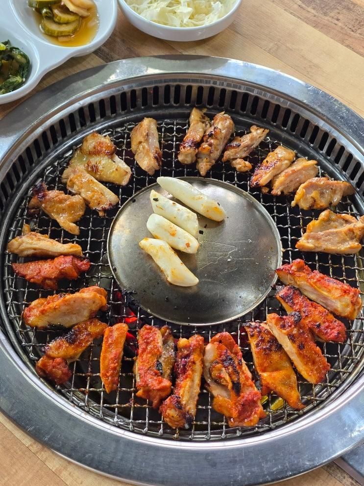 경기도 연천맛집 동막계곡 근처 동막골숯불닭갈비 메밀막국수... 