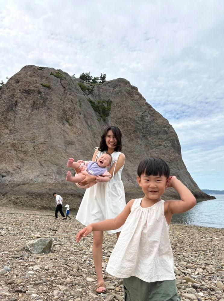 군산 선유도 몽돌해변 코끼리바위 | 아이와 가볼만한 바다 여행