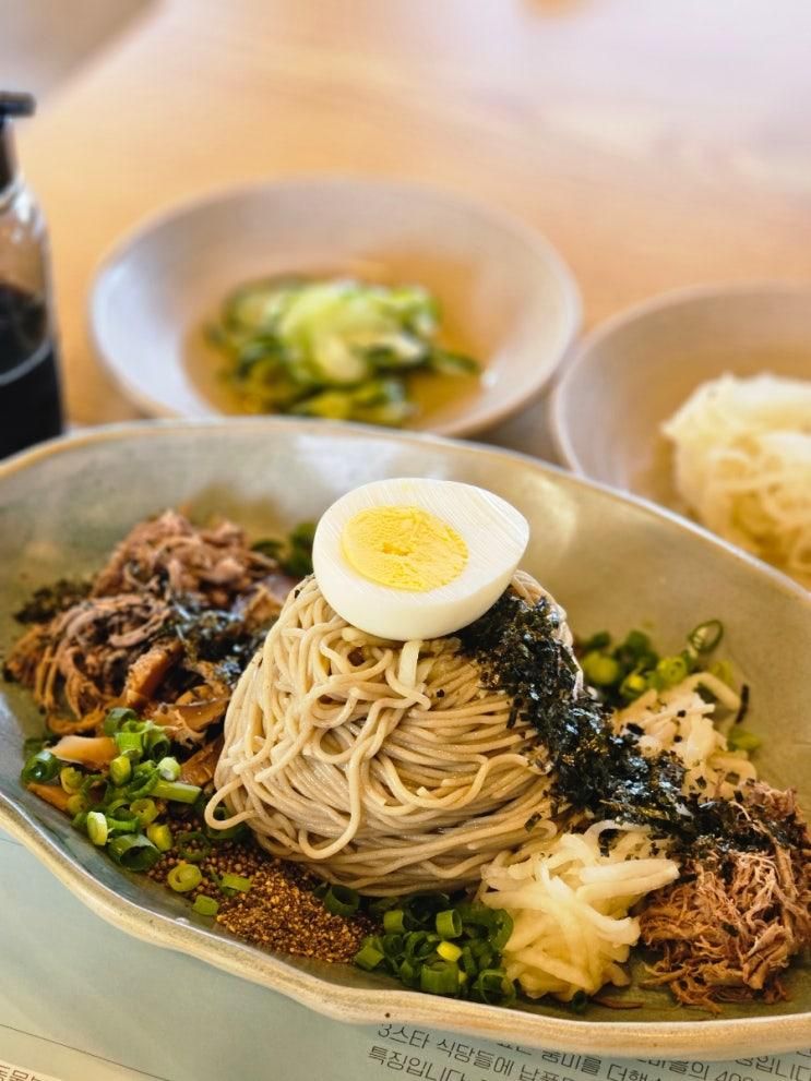 [내돈내산] 오설록 근처 내 최애 메밀면 맛집! 저지면옥