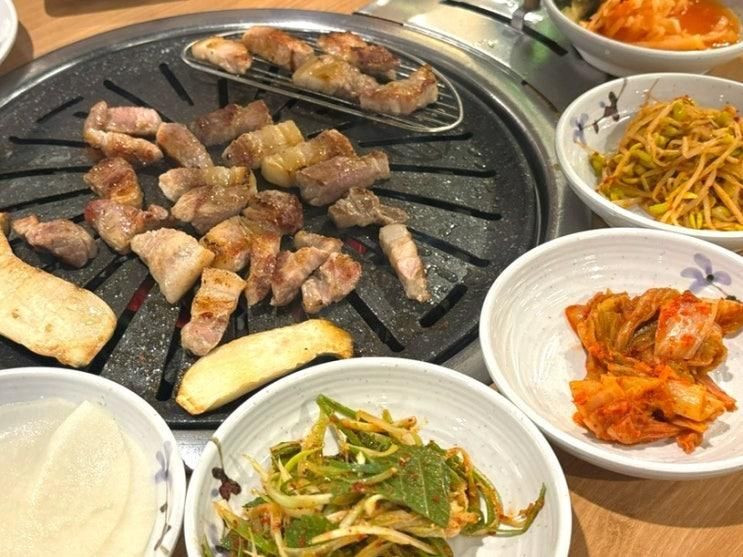 [희야네돼지 문현점] 부산 문현동 고기집 🥩 삼겹살 목살 냉삼 소갈비살 맛집