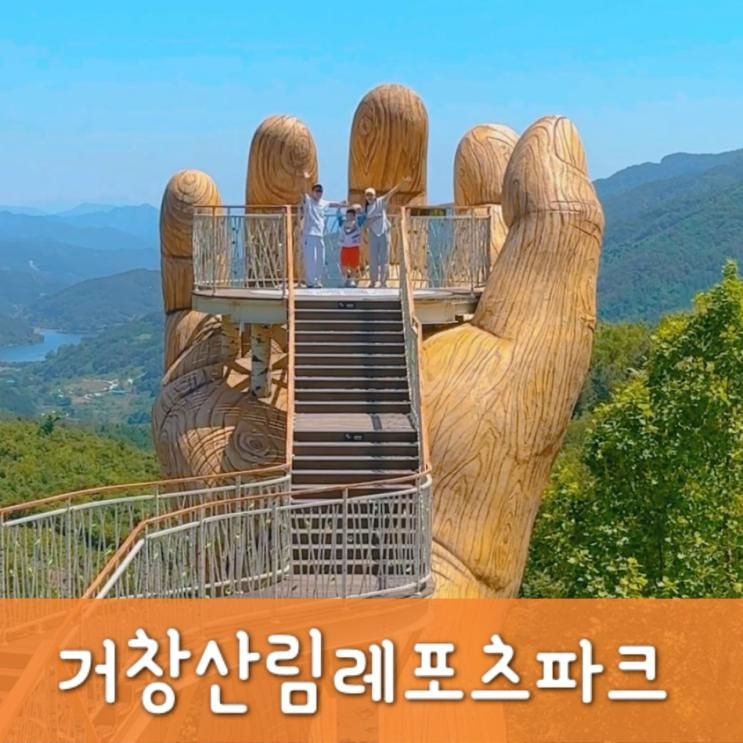 거창 산림레포츠파크 손모양 트리탑전망대