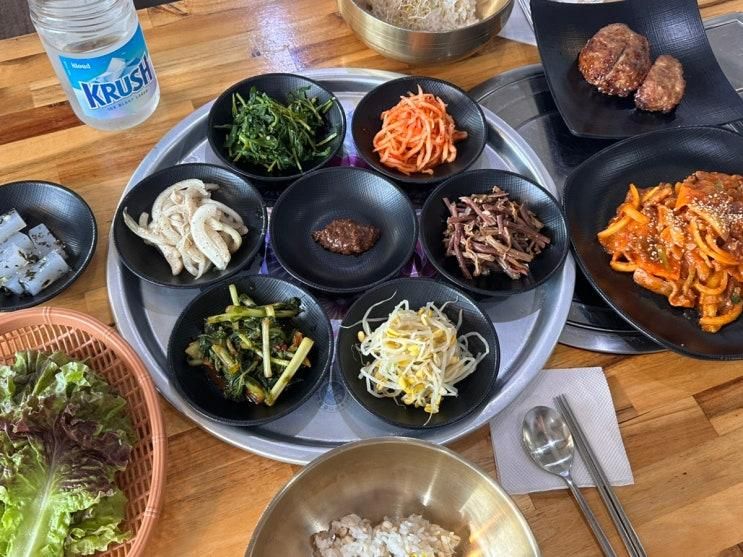 원주] 월송리 보리밥_내돈내산 오크밸리 맛집 추천 보리밥 정식