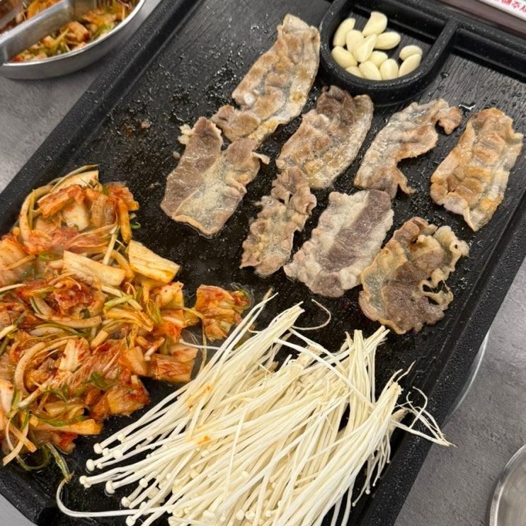 대구 대패 전문점 동천동 무한리필 고기 맛집 한통대패무한 칠곡3지구점