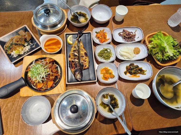 심학산 맛집 생선구이와 솥밥이 맛있는 모락모락돼지고등어