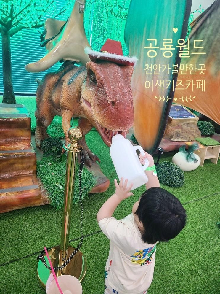 [공룡세상, 이색키즈카페] 천안공룡월드 키즈카페