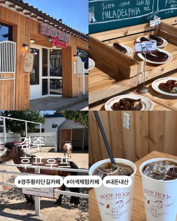 경주 황리단길 카페 후프후프 조랑말 카페 내돈내산